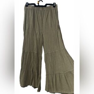 Three Bird Nest Olive Flare Pants